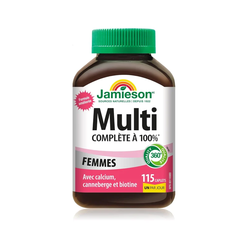 Jamieson - 100% Complete Multivitamin Women | 115 Caplets