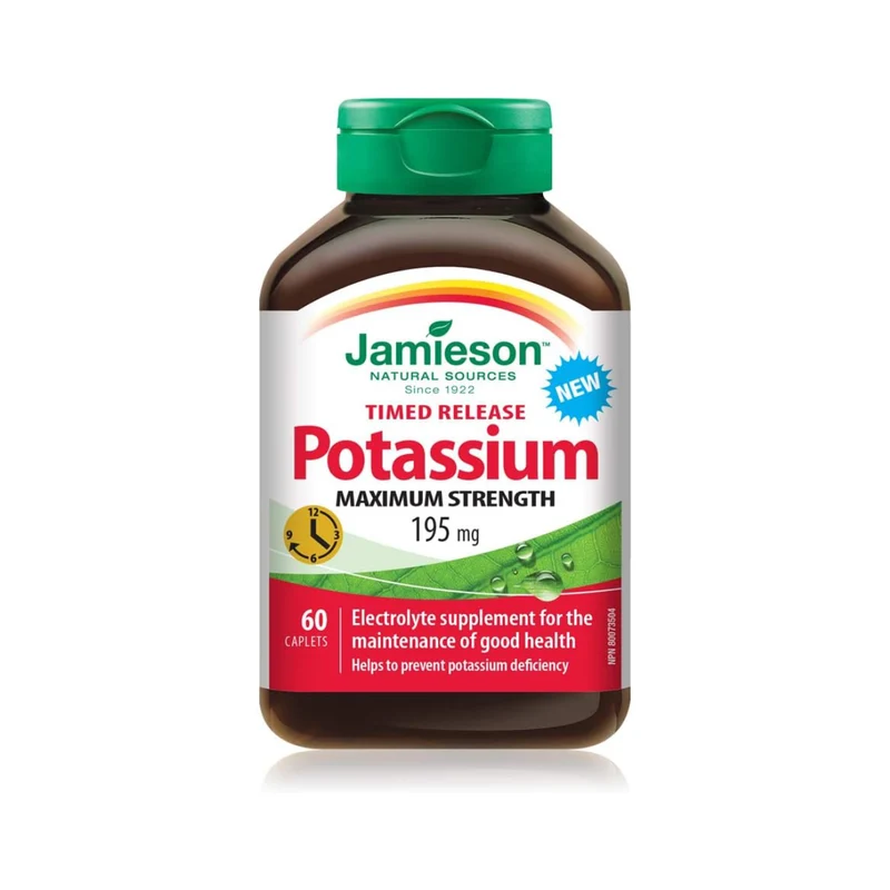 Jamieson - Potassium 195 mg Complete | 60 Tablets