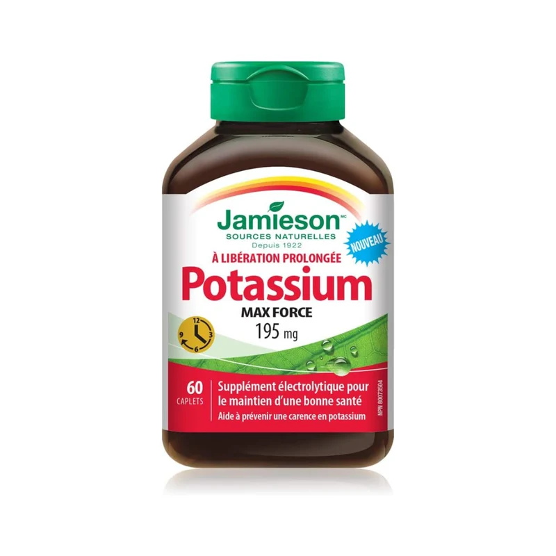 Jamieson - Potassium 195 mg Complete | 60 Tablets