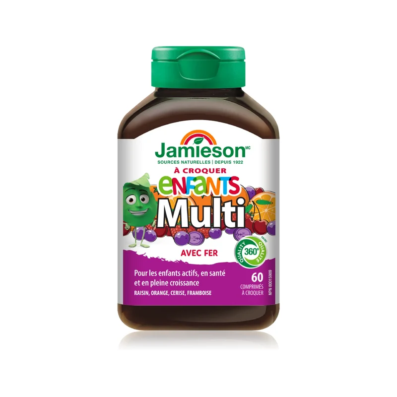 Jamieson - Kids Multivitamin | 60 Chewable Tablets