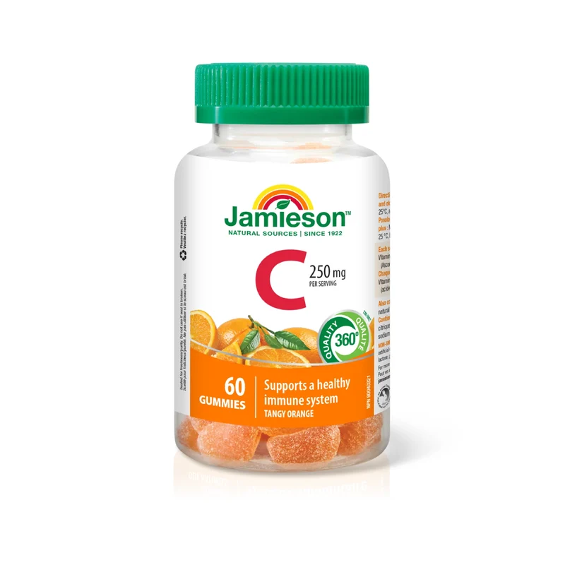 Jamieson - Vitamin C 250 mg Orange | 60 Gummies