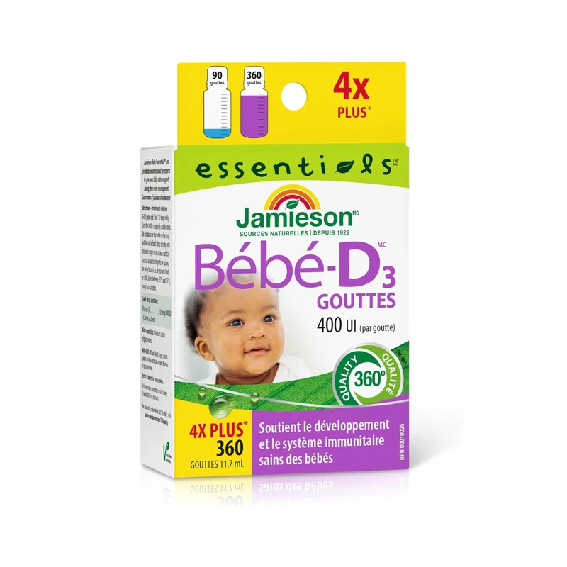 Jamieson - Baby-D Vitamin D 400 IU Drops | 11.7 mL