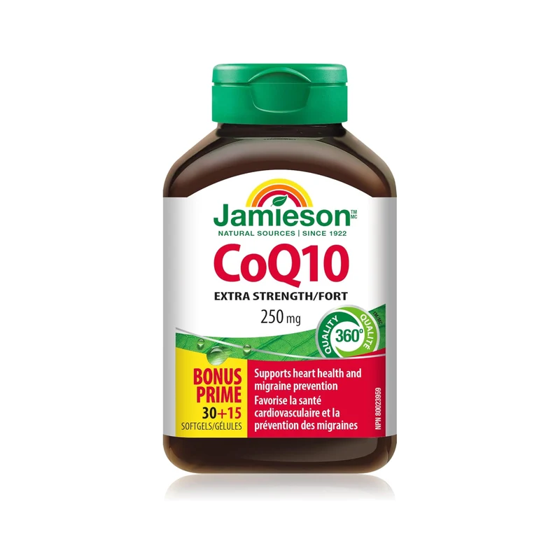 Jamieson - CoQ10 250 mg | 45 Softgels