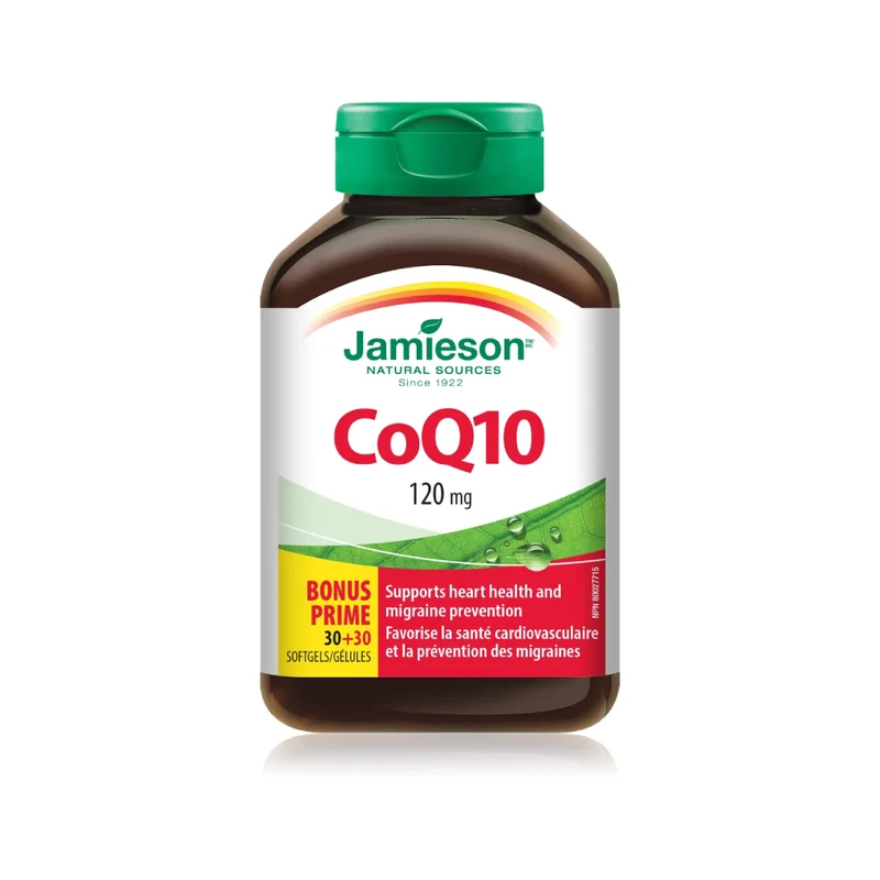 Jamieson - CoQ10 120 mg | 60 Softgels
