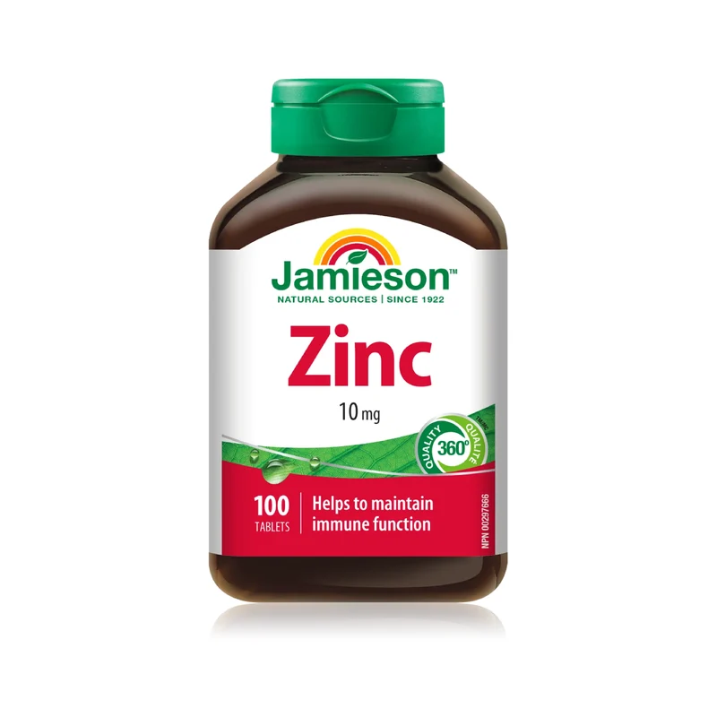 Jamieson - Zinc Gluconate 10 mg | 100 Tablets