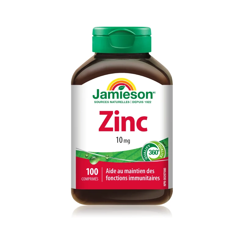 Jamieson - Zinc Gluconate 10 mg | 100 Tablets