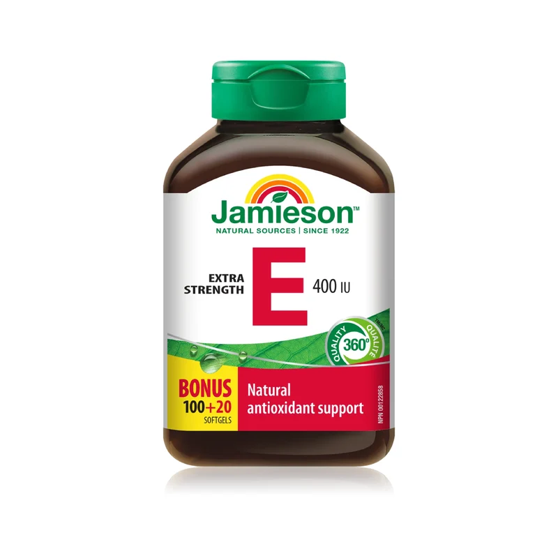 Jamieson - Vitamin E 400 IU | 120 Capsules