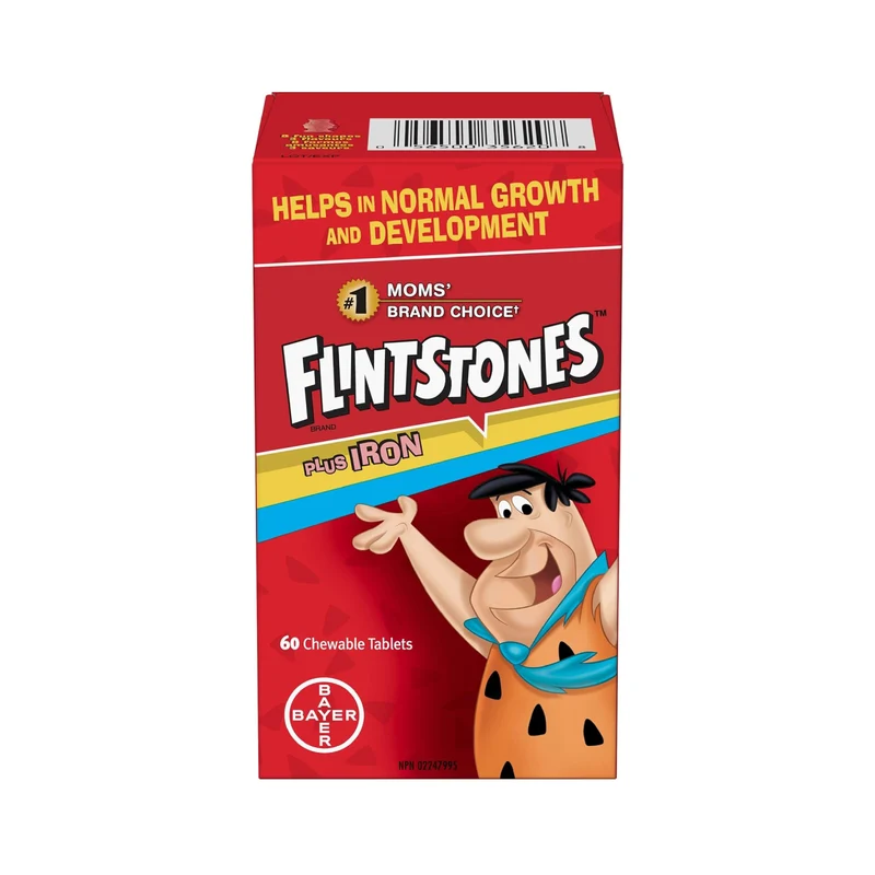 Flintstones - Multivitamin Plus Iron | 60 Tablets