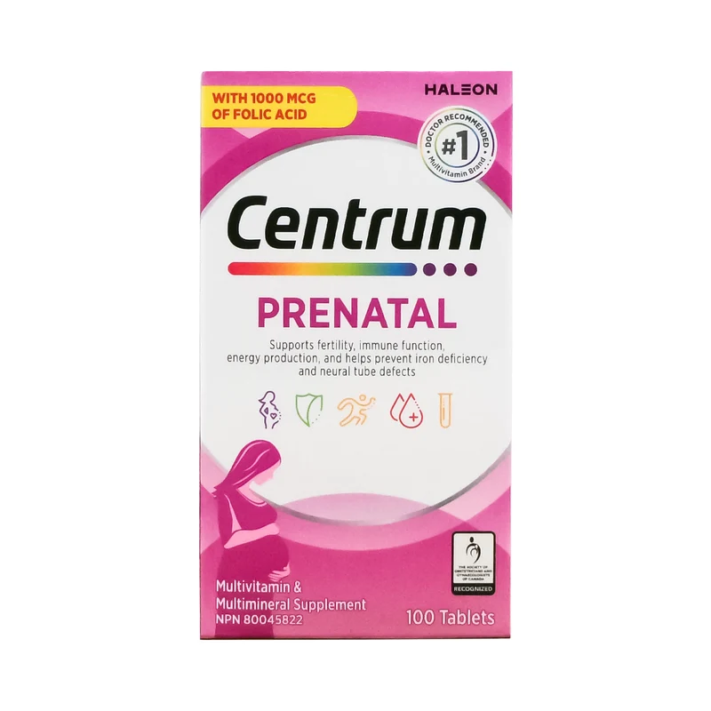 Centrum - Prenatal Supplement | 100 Tablets