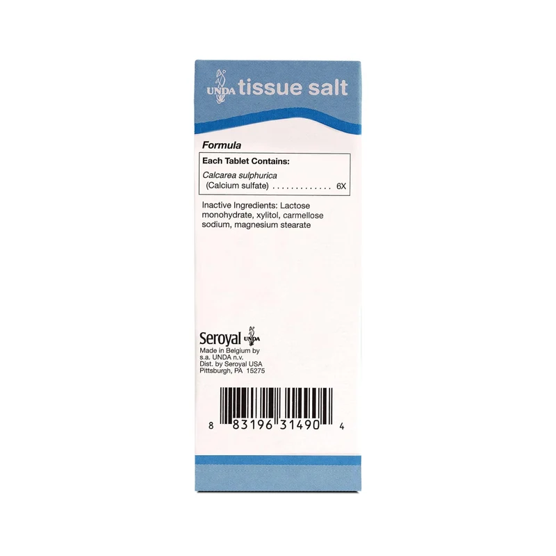 UNDA - Calcarea sulfurica 6X | 100 Tablets