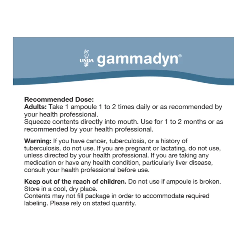 UNDA - Gammadyn Mn-Cu | 30 ampoules