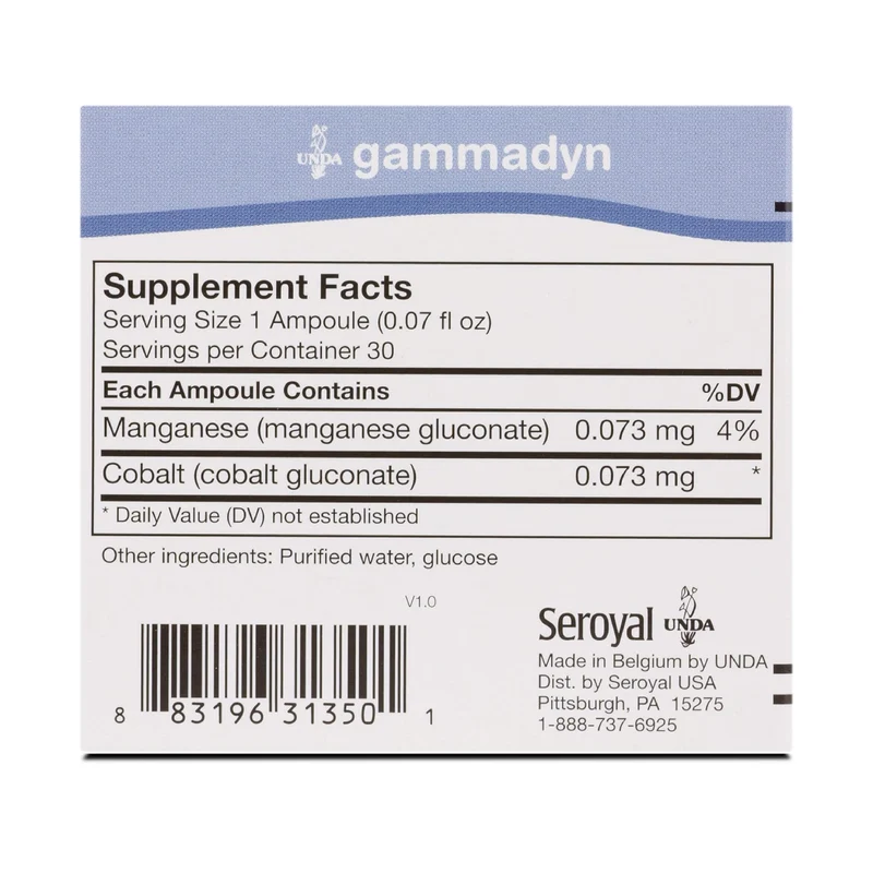 UNDA - Gammadyn Mn-Co | 30 ampoules