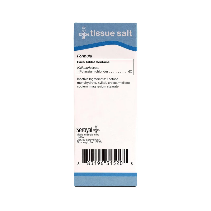 UNDA - Kalium muriaticum 6X | 100 Tablets