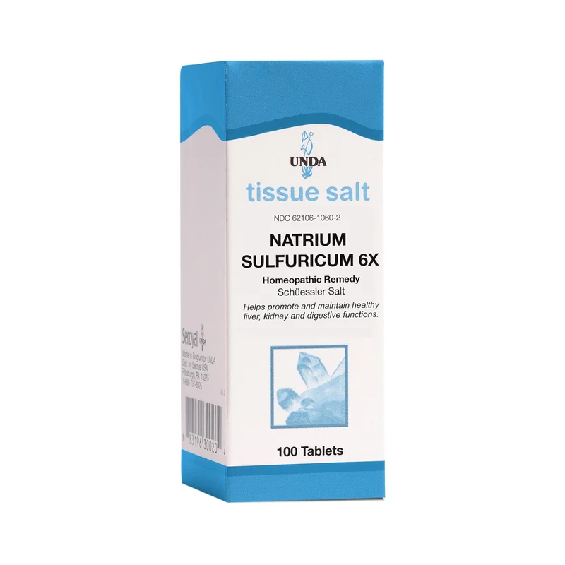 UNDA - Natrium sulfuricum 6X | 100 Tablets