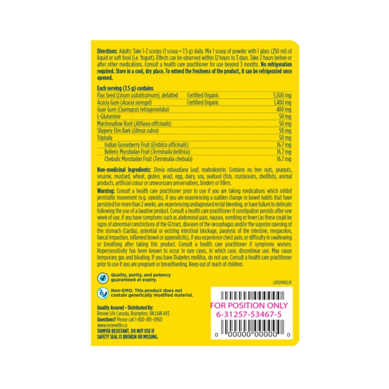 Renew Life - FibreSMART Powder | 454 g
