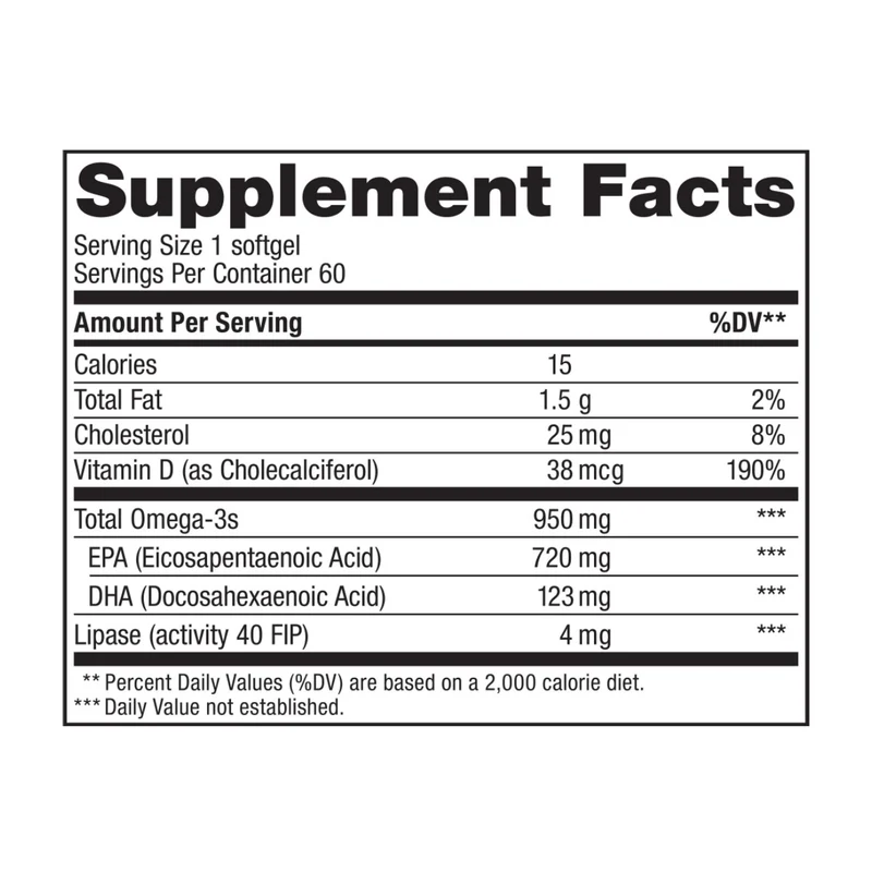 Renew Life - Norwegian Gold Super Critical Omega | 60 Softgels