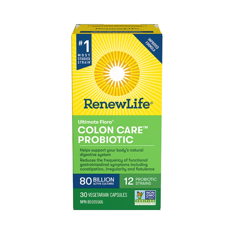 Renew Life - Ultimate Flora Colon Care 80Bil | 30 Capsules