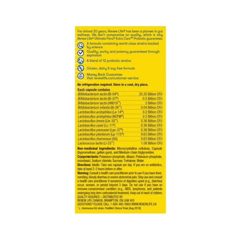 Renew Life - Ultimate Flora Extra Care 50Bil | 60 Capsules