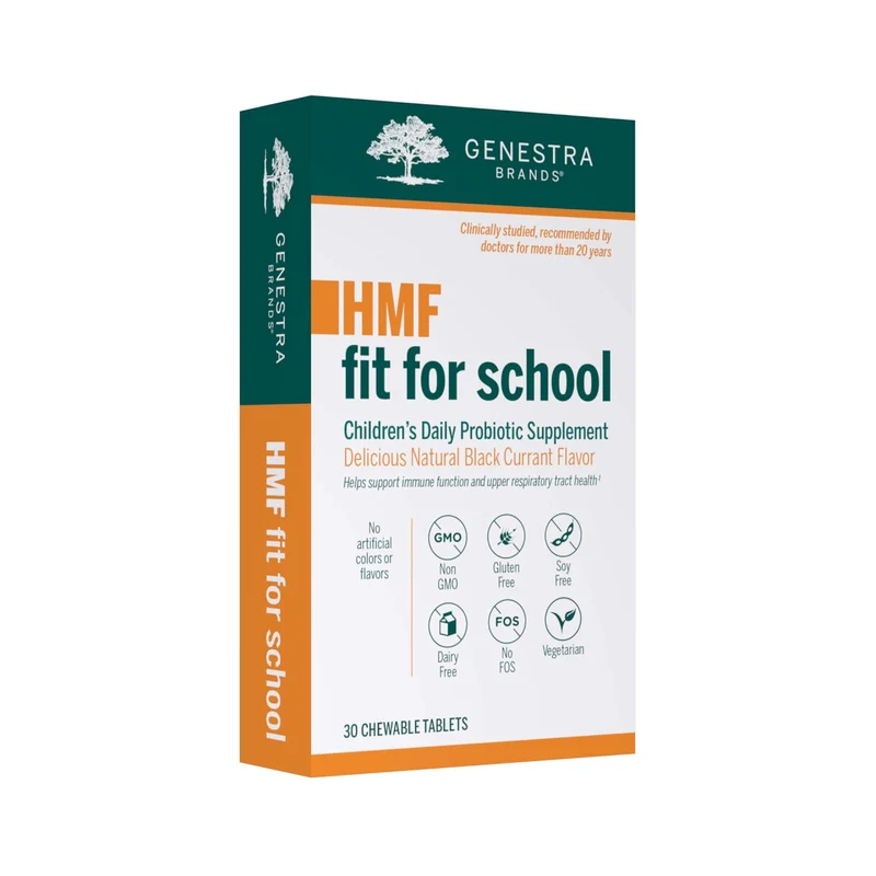 Genestra - HMF Fit For School, Children's Vitamins & Probiotic | 30 Tablets