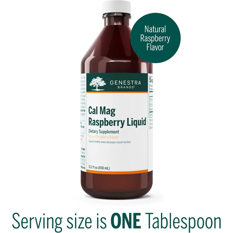 Genestra - Cal Mag Raspberry Liquid | 450 mL
