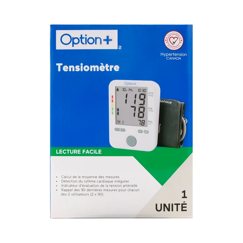 Option+ Easy Read Blood Pressure Monitor | 1 Unit