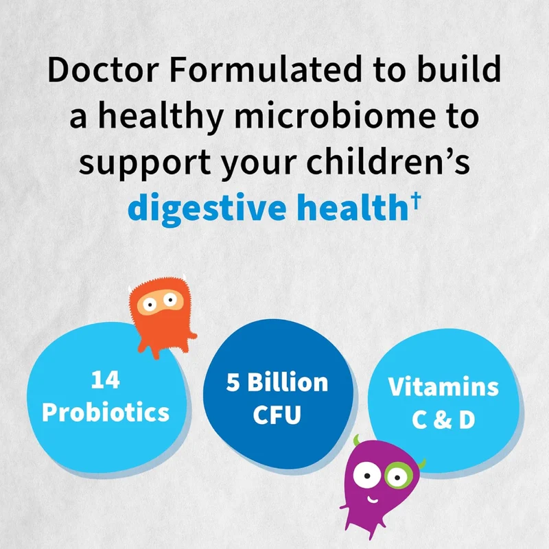 Garden of Life - Dr. Formulated Organic Kids+ Shelf Stable, Strawberry Banana | 30 ct