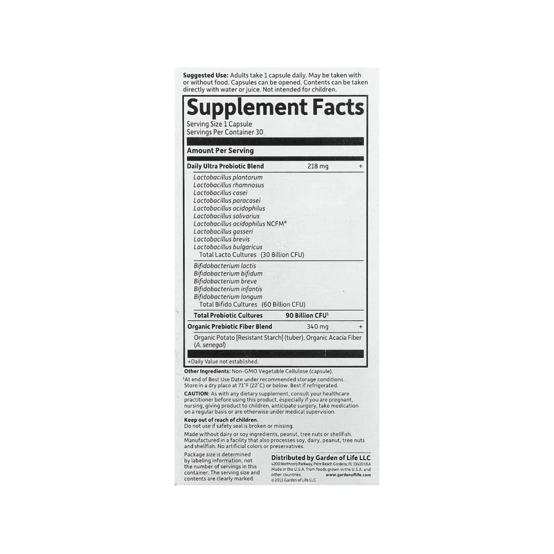 Garden of Life - Dr. Formulated Once Daily Ultra | 30 Capsules
