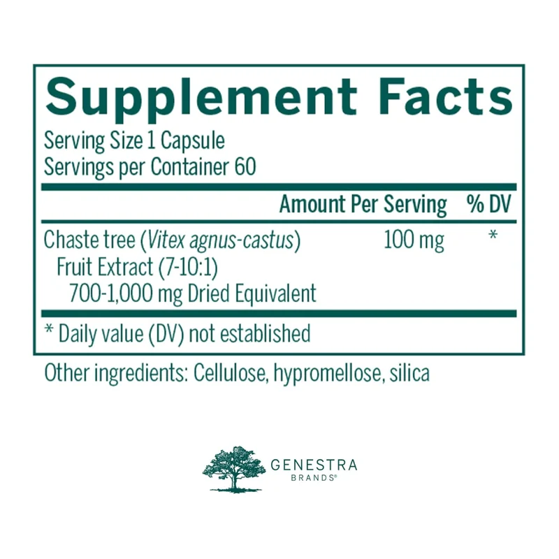 Genestra - Vitex Agnus Castus | 60 Capsules