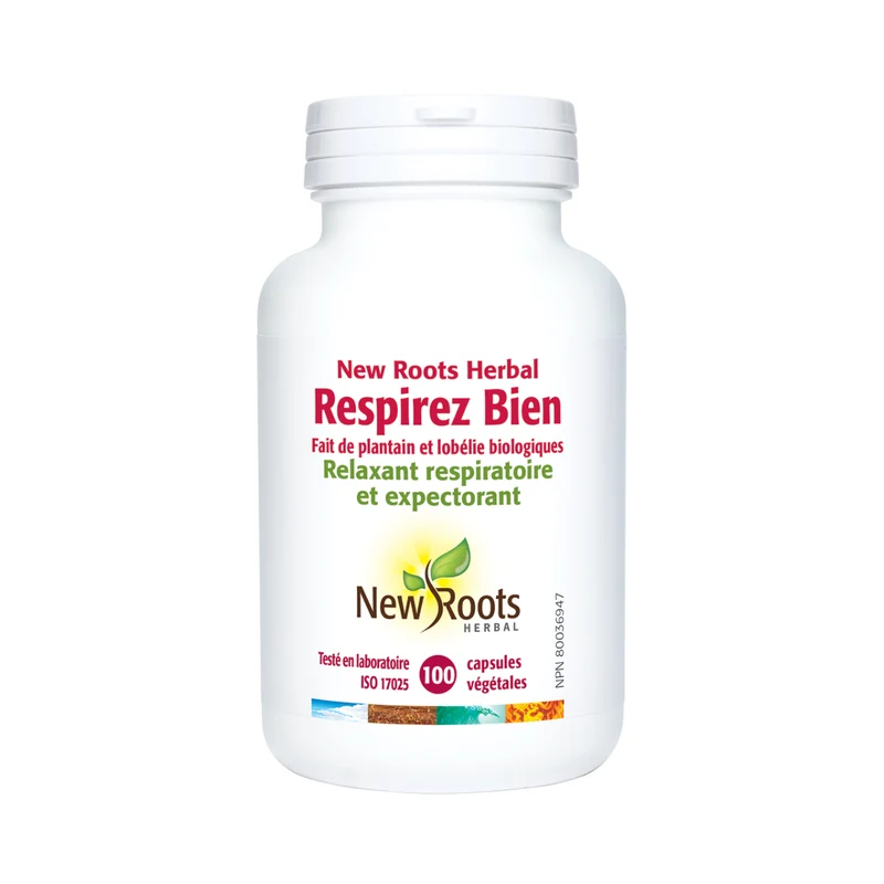 New Roots - New Roots Herbal’s Breathe Easy Made | 100 Capsules