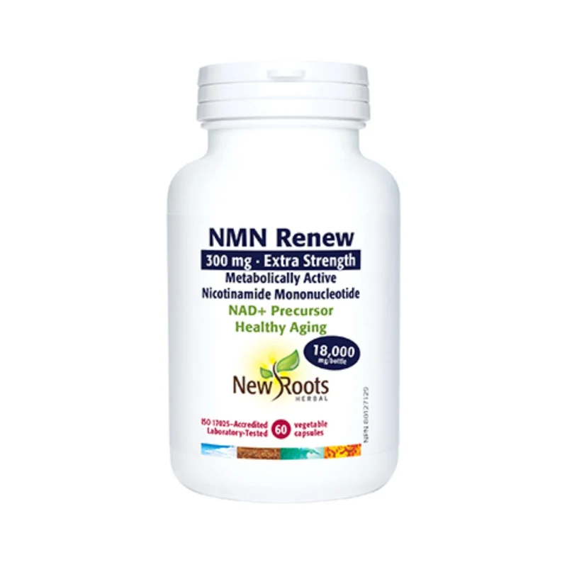 New Roots - Nmn Renew 300 mg Extra Strength | 60 Capsules