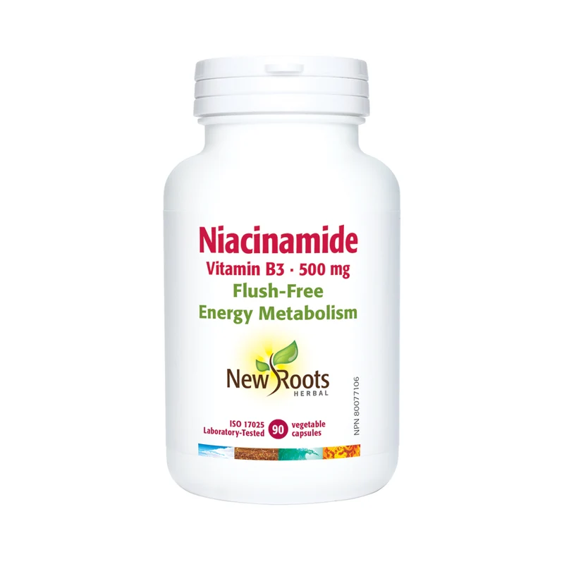 New Roots - Niacinamide Vitamin B3 500 mg | 90 Capsules