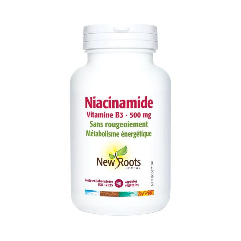 New Roots - Niacinamide Vitamin B3 500 mg | 90 Capsules