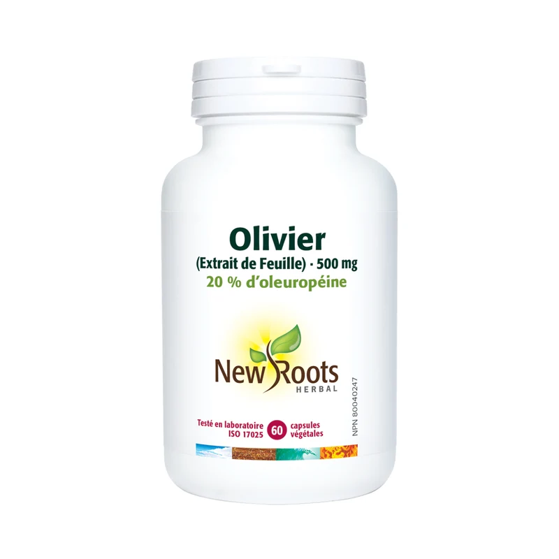 New Roots - Olive Leaf Extract 500 mg | 60 Capsules
