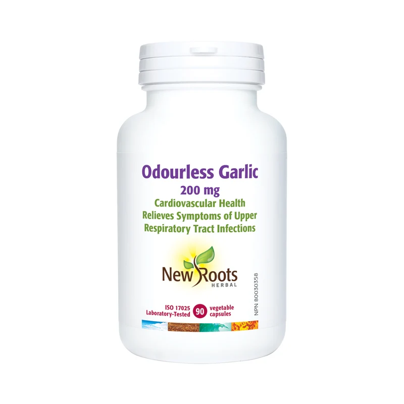 New Roots - Odourless Garlic 200 mg | 90 Capsules