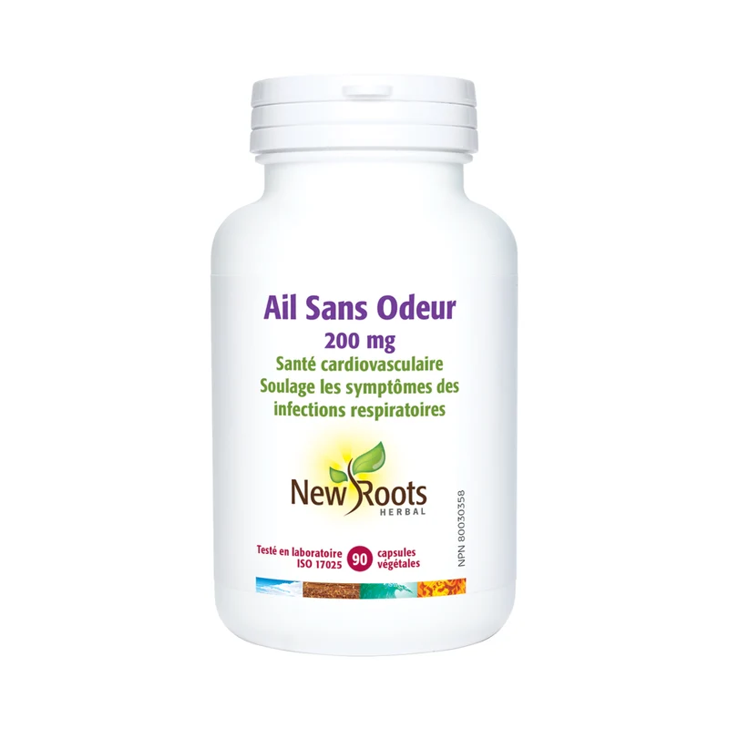 New Roots - Odourless Garlic 200 mg | 90 Capsules
