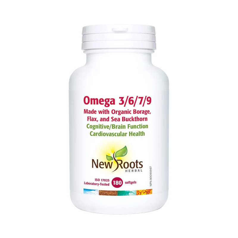 New Roots - Omega 3/6/7/9 | 180 Softgels
