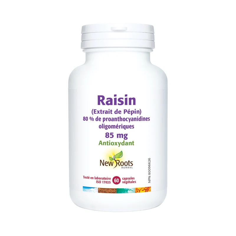 New Roots - Grapeseed Extract 80% Oligomeric Proanthocyanidins 85 mg | 60 capsules