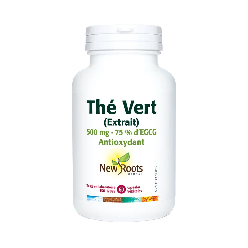 New Roots - Green Tea Extract 500 mg 75% EGCG | 60 capsules