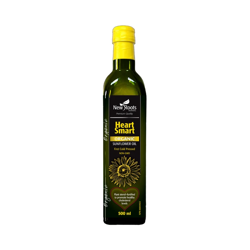 New Roots - Heart Smart Organic Sunflower Oil | 500 mL