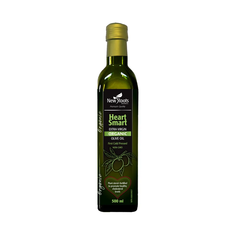 New Roots - Heart Smart Extra Virgin Organic Olive Oil | 500 mL