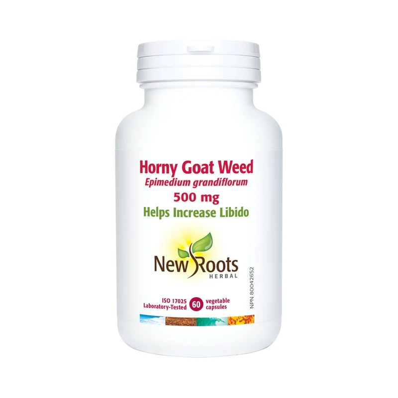 New Roots - Horny Goat Weed Epimedium grandiflorum 500 mg | 60 capsules