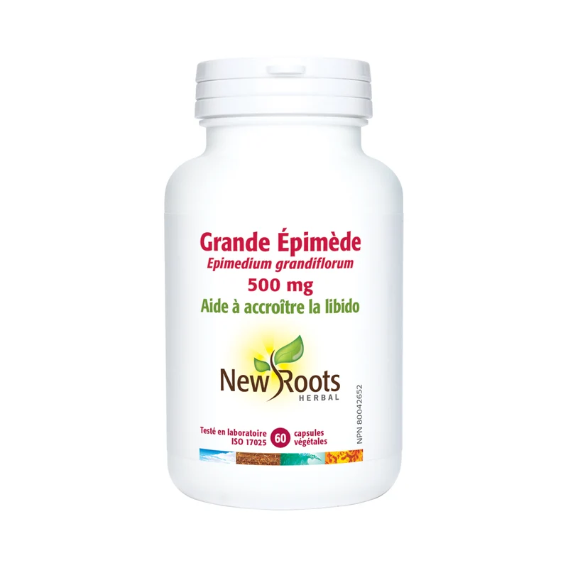 New Roots - Horny Goat Weed Epimedium grandiflorum 500 mg | 60 capsules
