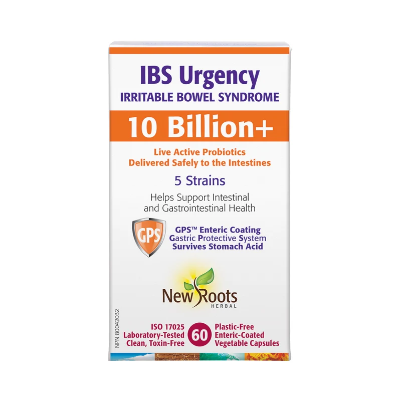 New Roots - IBS Urgency Irritable Bowel Syndrome | 60 capsules