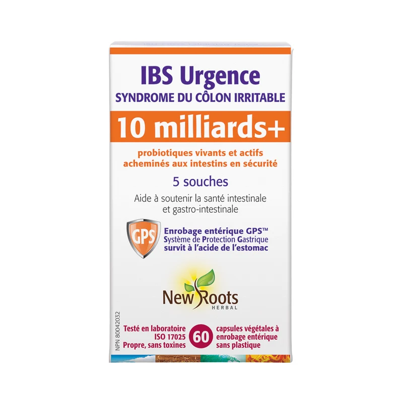 New Roots - IBS Urgency Irritable Bowel Syndrome | 60 capsules