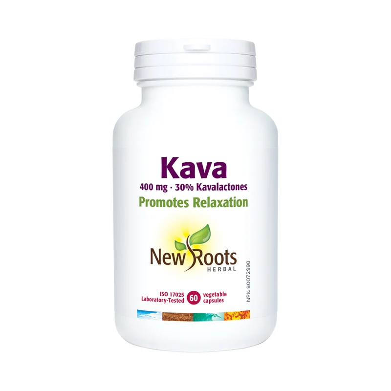 New Roots - Kava 400 mg 30% Kavalactones | 60 capsules