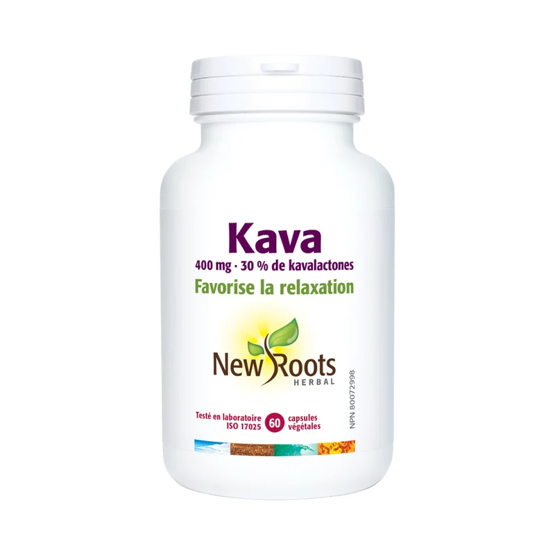 New Roots - Kava 400 mg 30% Kavalactones | 60 capsules