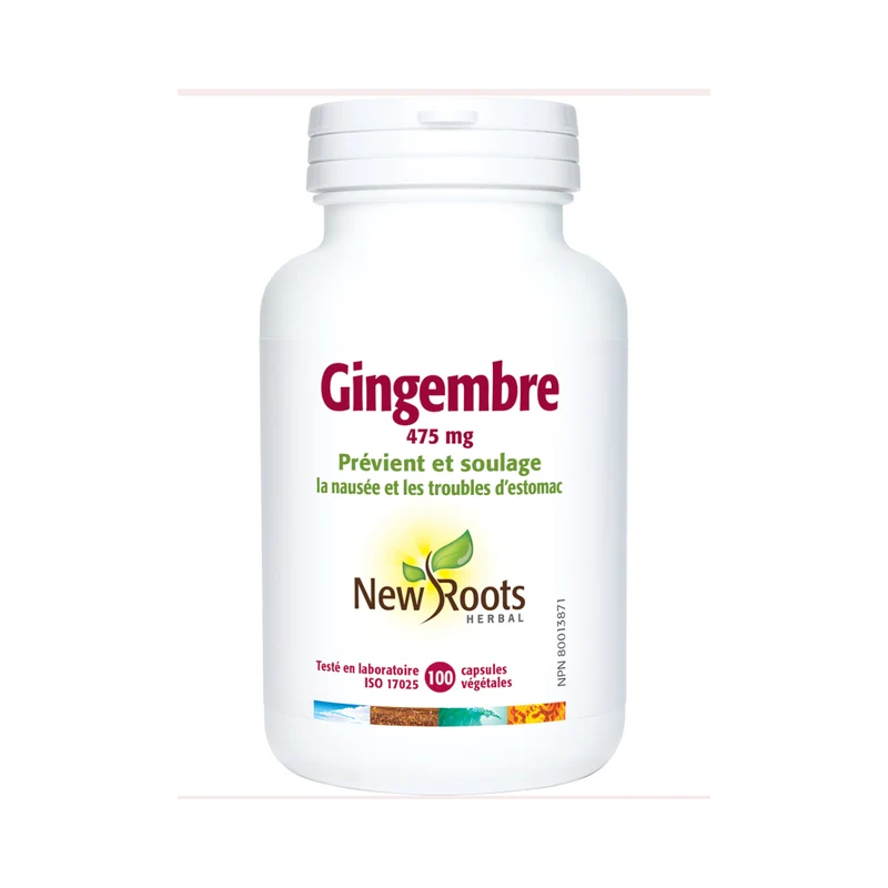 New Roots - Ginger 475 mg | 100 capsules