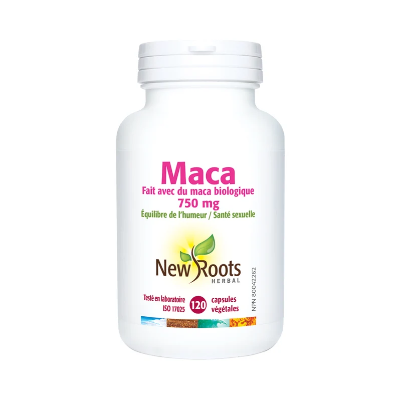 New Roots - Maca Made With Organic Maca 750 mg | 120 Capsules