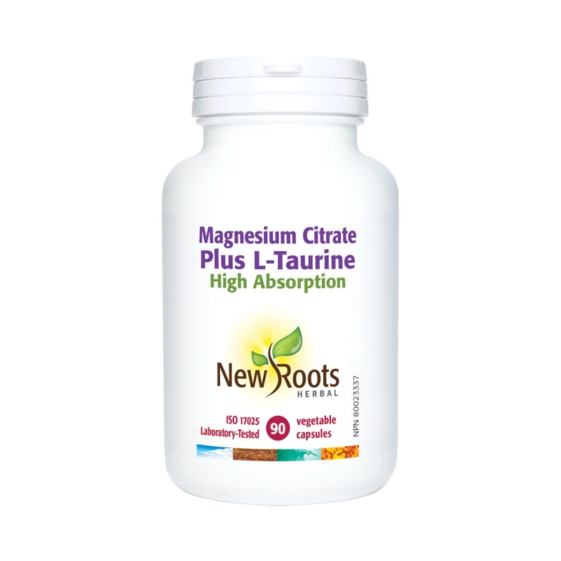 New Roots - Magnesium Citrate Plus L-Taurine | 90 Capsules
