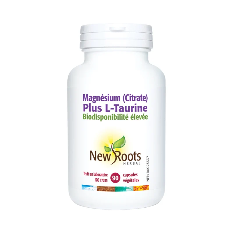 New Roots - Magnesium Citrate Plus L-Taurine | 90 Capsules